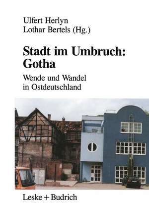 Stadt im Umbruch: Gotha: Wende und Wandel in Ostdeutschland de Ulfert Herlyn