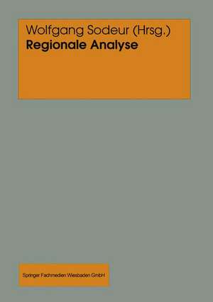 Regionale Analyse mit kleinen Gebietseinheiten de Wolfgang Sodeur