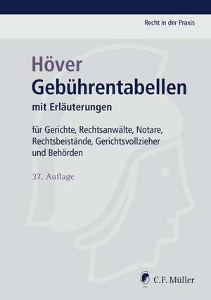 Gebührentabellen de Albert Höver