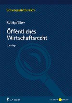 Öffentliches Wirtschaftsrecht de Josef Ruthig