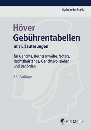 Gebührentabellen de Albert Höver