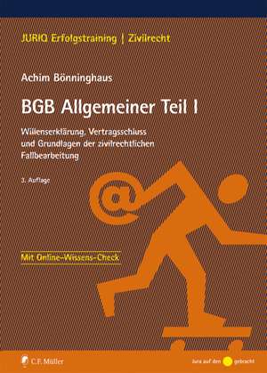 BGB Allgemeiner Teil I de Achim Bönninghaus