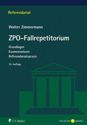 ZPO-Fallrepetitorium de Walter Zimmermann