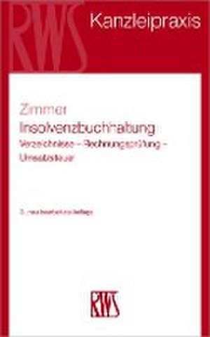 Insolvenzbuchhaltung de Frank Thomas Zimmer