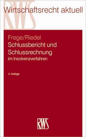 Schlussbericht und Schlussrechnung de Michael C. Frege