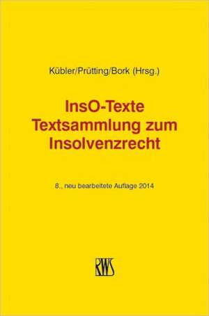 InsO-Texte de Bruno M. Kübler