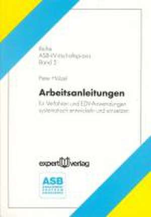 Arbeitsanleitungen für Verfahren und EDV-Anwendungen systematisch entwickeln und einsetzen de Peter Hölzel