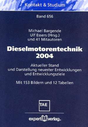 Dieselmotorentechnik 2004 de Michael Bargende