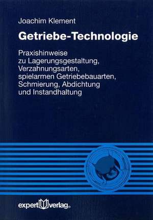 Getriebe-Technologie de Joachim Klement