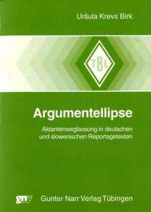 Argumentellipse de Ursula Krevs Birk