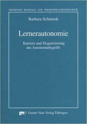 Lernerautonomie de Barbara Schmenk