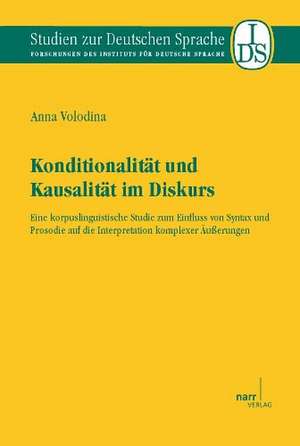 Konditionalität und Kausalität im Deutschen de Anna Volodina