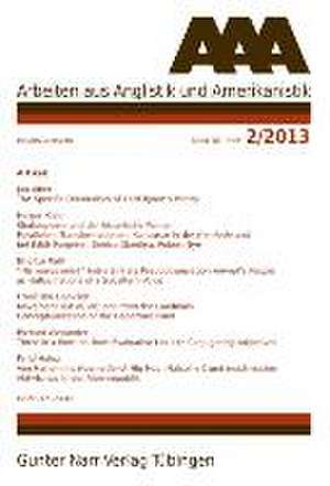 AAA Arbeiten aus Anglistik und Amerikanistik 2013 Heft 2 de Bernhard Kettemann