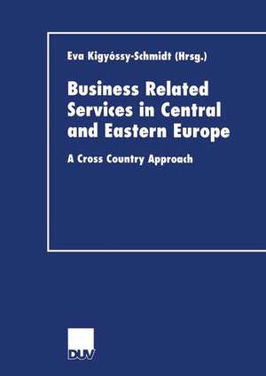 Business Related Services in Central and Eastern Europe: A Cross Country Approach de Eva Kigyossy-Schmidt