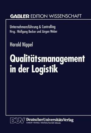 Qualitätsmanagement in der Logistik de Harald Nippel