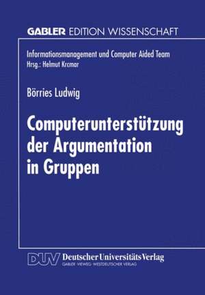 Computerunterstützung der Argumentation in Gruppen: Aufbereitung einer Sprechaktsequenz nach Habermas und Vorstellung eines Prototypen de Börries Ludwig