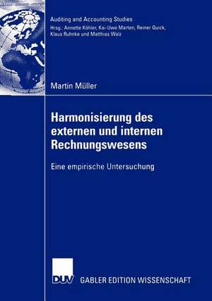 Harmonisierung des internen und externen Rechnungswesens: Eine empirische Untersuchung de Christian Hebeler