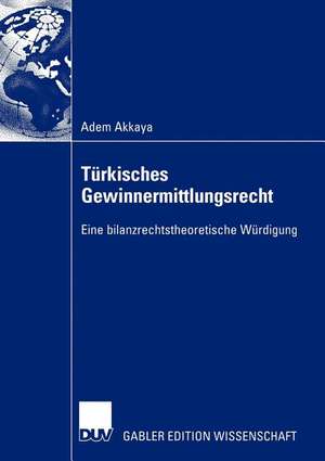 Türkisches Gewinnermittlungsrecht: Eine bilanzrechtstheoretische Würdigung de Adem Akkaya