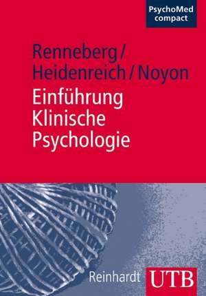 Einführung Klinische Psychologie de Babette Renneberg