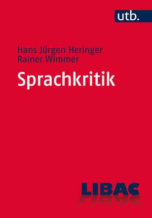 Sprachkritik de Hans Jürgen Heringer