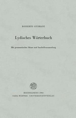 Lydisches Worterbuch