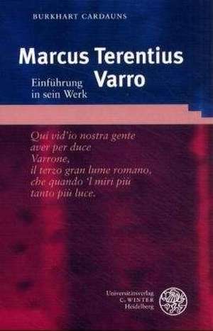 Marcus Terentius Varro de Burkhart Cardauns