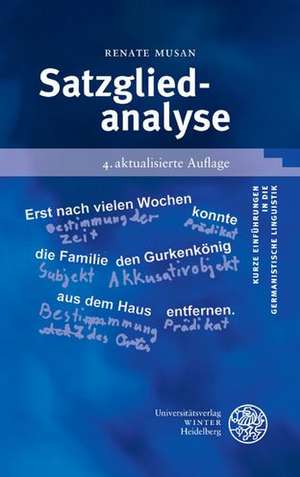 Satzgliedanalyse de Renate Musan