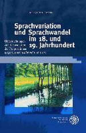 Sprachvariation und Sprachwandel im 18. und 19. Jahrhundert de Megumi Sato