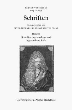 Schrifften 1 de Johann von Besser