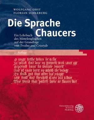 Die Sprache Chaucers de Wolfgang Obst