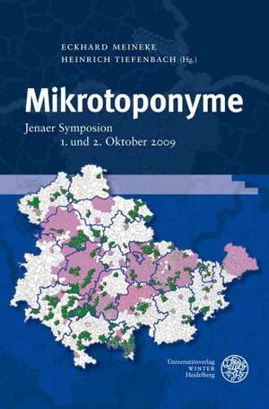 Mikrotoponyme de Eckhard Meineke