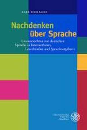 Nachdenken über Sprache de Elke Donalies