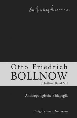 Otto Friedrich Bollnow: Schriften de Hans U. Lessing