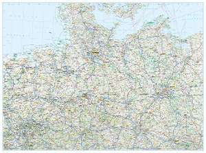 ADAC Länderkarte Deutschland Nord 1:500.000