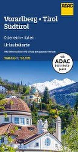 ADAC Urlaubskarte Österreich 06 Vorarlberg, Tirol, Südtirol 1:150.000