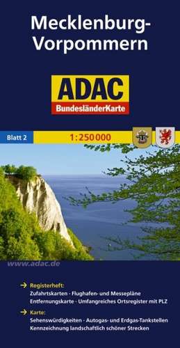 ADAC Bundesländerkte Dtschl.2 Mecklenb.-V