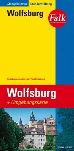 Falk Stadtplan Extra Standardfaltung Wolfsburg 1:21 000