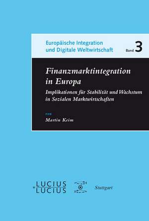 Finanzmarktintegration in Europa de Martin Keim