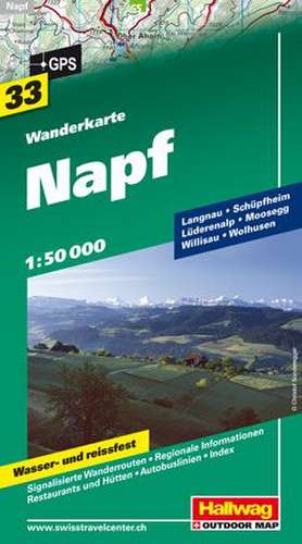 Napf Wanderkarte 1 : 50 000