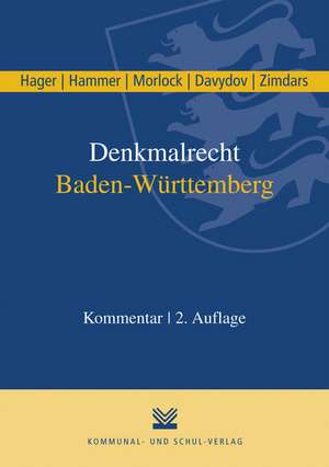 Denkmalrecht Baden-Württemberg de Gerd Hager