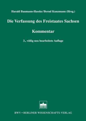 Die Verfassung des Freistaates Sachsen de Harald Baumann-Hasske