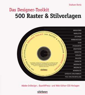 Das Designer-Toolkit: 500 Raster & Stilvorlagen de Graham Davis