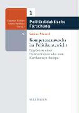 Kompetenzzuwachs im Politikunterricht de Sabine Manzel