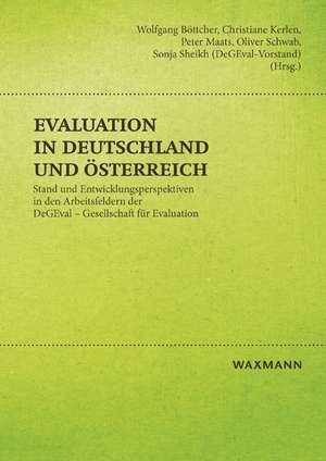 Evaluation in Deutschland und Österreich de Wolfgang Böttcher