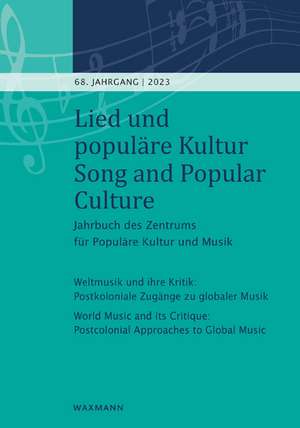 Lied und populäre Kultur / Song and Popular Culture de Maria Fuchs