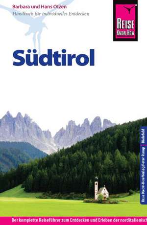 Reise Know-How Südtirol de Hans Otzen