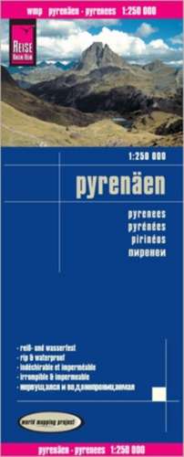 Reise Know-How Landkarte Pyrenäen / Pyrenees (1:250.000) de Reise Know-How Verlag