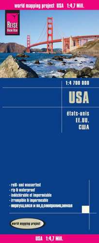 Reise Know-How Landkarte USA 1 : 4.700.000 de Reise Know-How Verlag Reise Know-How Verlag Peter Rump