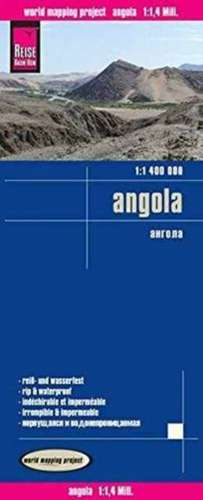 Reise Know-How Landkarte Angola 1 : 1.400 000 de Reise Know-How Verlag