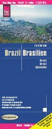 Reise Know-How Landkarte Brasilien / Brazil (1:3.850.000) de Reise Know-How Verlag Peter Rump